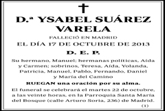 Ysabel Suárez Varela